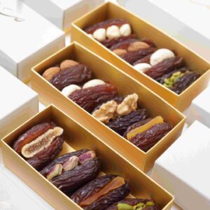 Mini Gift Box (4 pcs) of premium stuffed dates.
