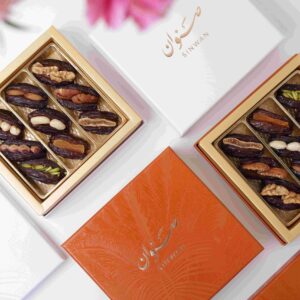 Quick Gift Box (9 pcs) of premium stuffed dates.